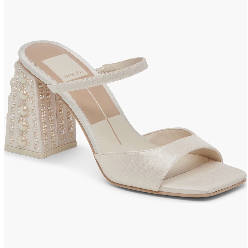 Dolce Vita Jemmy Pearl Heels Vanilla Silk